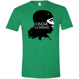 T-Shirts Heather Irish Green / M Yo Omar Is Coming Men's Semi-Fitted Softstyle