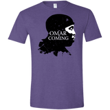 T-Shirts Heather Purple / S Yo Omar Is Coming Men's Semi-Fitted Softstyle