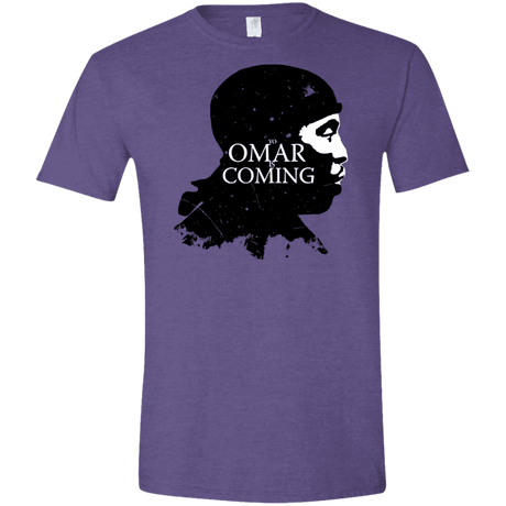 T-Shirts Heather Purple / S Yo Omar Is Coming Men's Semi-Fitted Softstyle