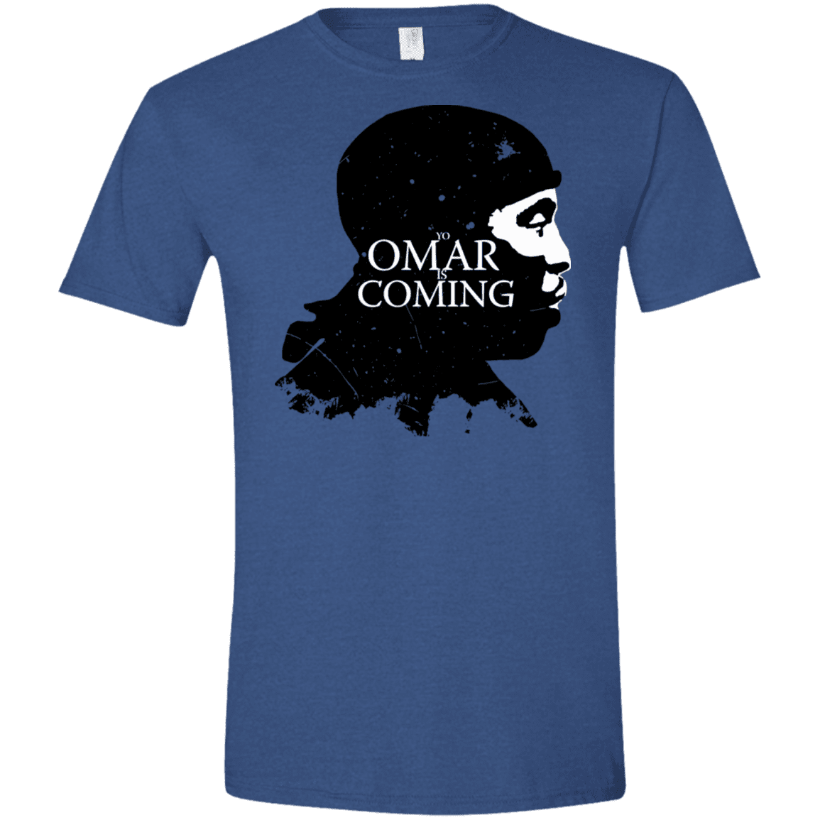 T-Shirts Heather Royal / X-Small Yo Omar Is Coming Men's Semi-Fitted Softstyle