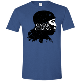 T-Shirts Heather Royal / X-Small Yo Omar Is Coming Men's Semi-Fitted Softstyle