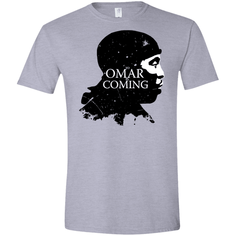 T-Shirts Sport Grey / X-Small Yo Omar Is Coming Men's Semi-Fitted Softstyle