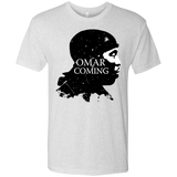 T-Shirts Heather White / S Yo Omar Is Coming Men's Triblend T-Shirt