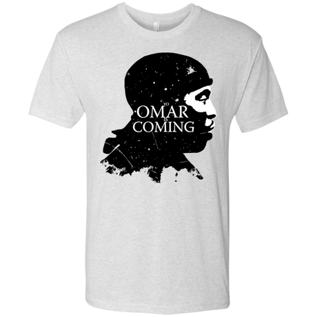 T-Shirts Heather White / S Yo Omar Is Coming Men's Triblend T-Shirt