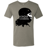 T-Shirts Venetian Grey / S Yo Omar Is Coming Men's Triblend T-Shirt