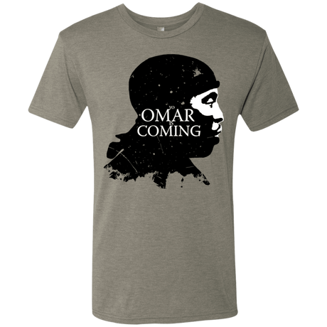 T-Shirts Venetian Grey / S Yo Omar Is Coming Men's Triblend T-Shirt
