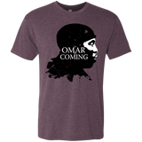 T-Shirts Vintage Purple / S Yo Omar Is Coming Men's Triblend T-Shirt