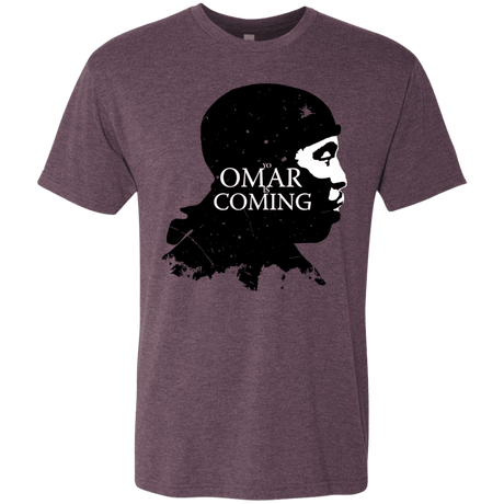 T-Shirts Vintage Purple / S Yo Omar Is Coming Men's Triblend T-Shirt