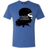 T-Shirts Vintage Royal / S Yo Omar Is Coming Men's Triblend T-Shirt