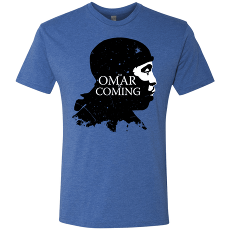 T-Shirts Vintage Royal / S Yo Omar Is Coming Men's Triblend T-Shirt