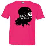 T-Shirts Hot Pink / 2T Yo Omar Is Coming Toddler Premium T-Shirt