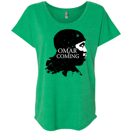 T-Shirts Envy / X-Small Yo Omar Is Coming Triblend Dolman Sleeve