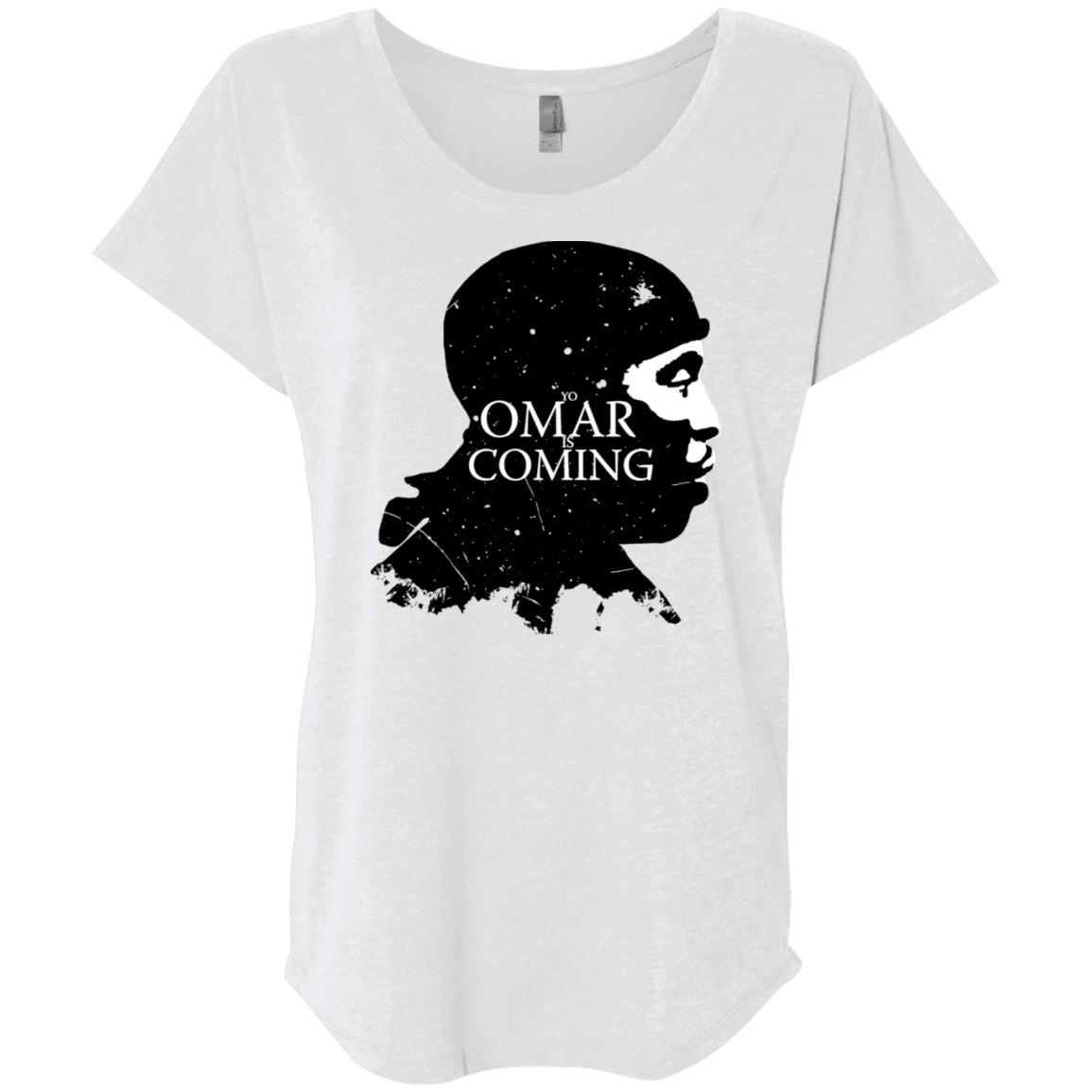 T-Shirts Heather White / X-Small Yo Omar Is Coming Triblend Dolman Sleeve