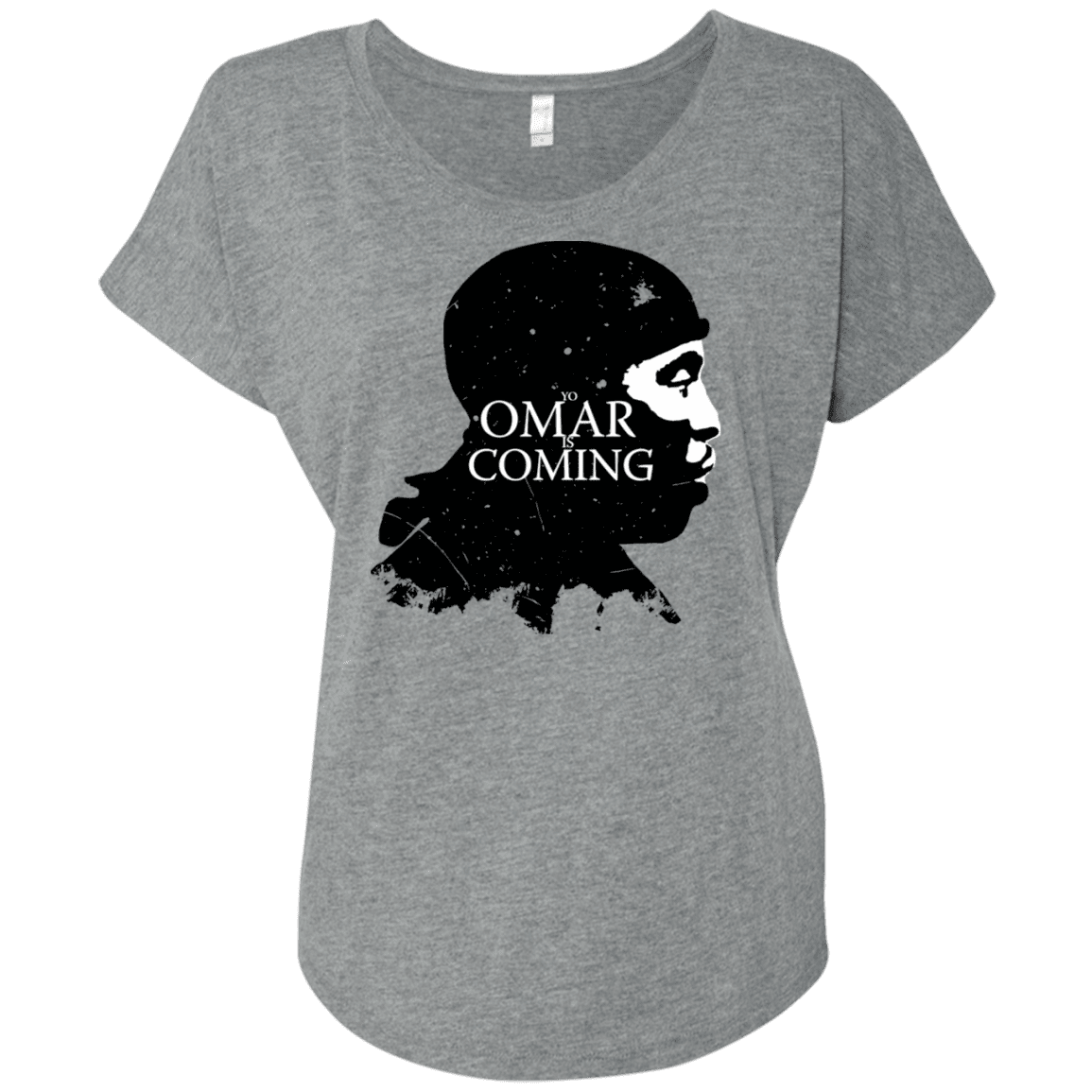 T-Shirts Premium Heather / X-Small Yo Omar Is Coming Triblend Dolman Sleeve