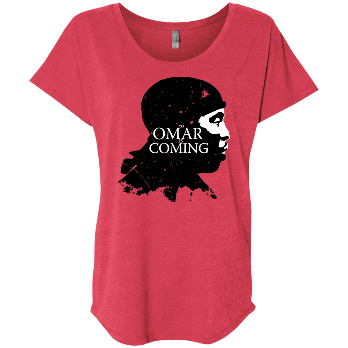 T-Shirts Vintage Red / X-Small Yo Omar Is Coming Triblend Dolman Sleeve