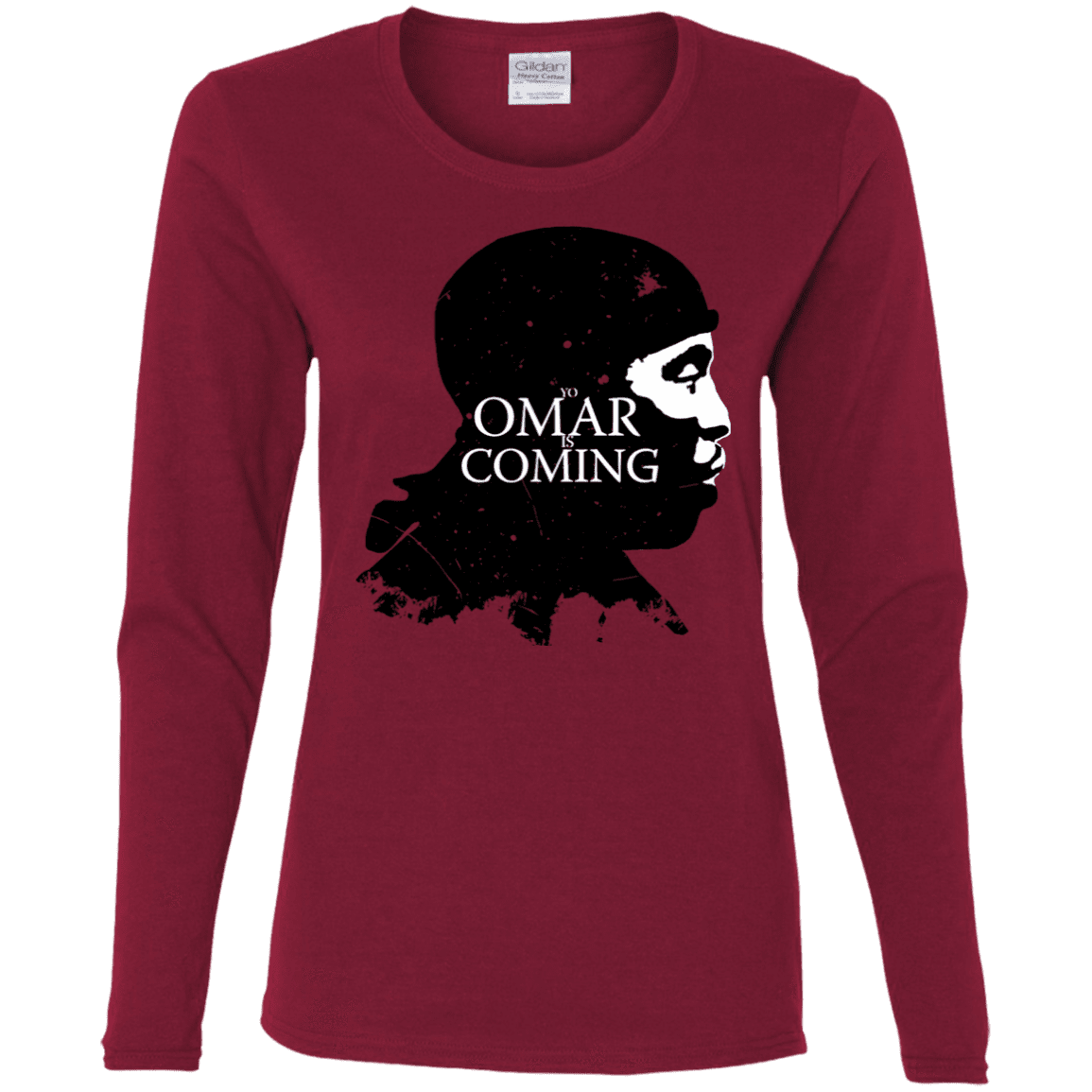 T-Shirts Cardinal / S Yo Omar Is Coming Women's Long Sleeve T-Shirt