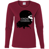 T-Shirts Cardinal / S Yo Omar Is Coming Women's Long Sleeve T-Shirt