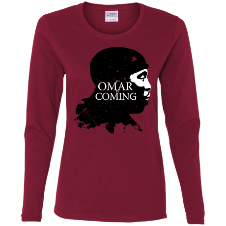 T-Shirts Cardinal / S Yo Omar Is Coming Women's Long Sleeve T-Shirt