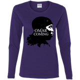 T-Shirts Purple / S Yo Omar Is Coming Women's Long Sleeve T-Shirt