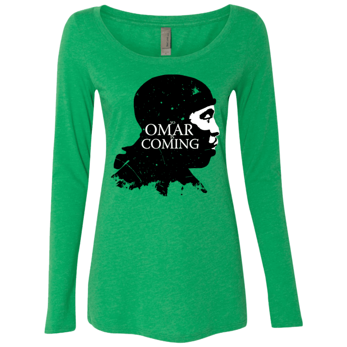 T-Shirts Envy / S Yo Omar Is Coming Women's Triblend Long Sleeve Shirt