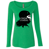 T-Shirts Envy / S Yo Omar Is Coming Women's Triblend Long Sleeve Shirt