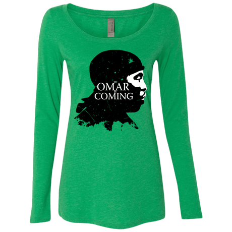 T-Shirts Envy / S Yo Omar Is Coming Women's Triblend Long Sleeve Shirt