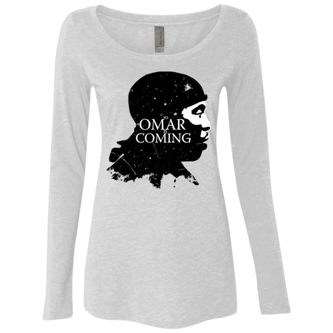 T-Shirts Heather White / S Yo Omar Is Coming Women's Triblend Long Sleeve Shirt