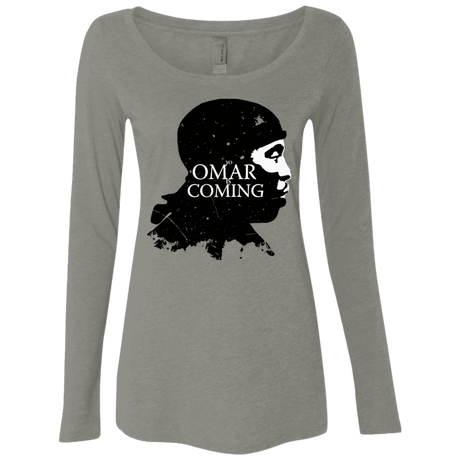 T-Shirts Venetian Grey / S Yo Omar Is Coming Women's Triblend Long Sleeve Shirt