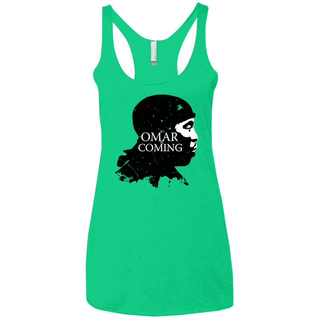 T-Shirts Envy / X-Small Yo Omar Is Coming Women's Triblend Racerback Tank