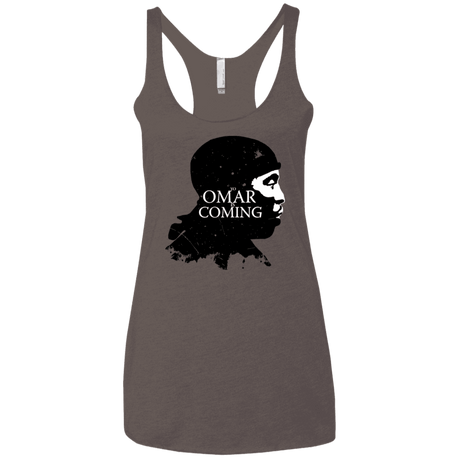 T-Shirts Macchiato / X-Small Yo Omar Is Coming Women's Triblend Racerback Tank