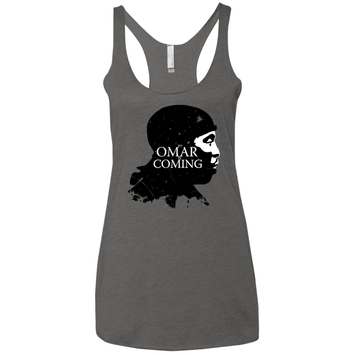 T-Shirts Premium Heather / X-Small Yo Omar Is Coming Women's Triblend Racerback Tank