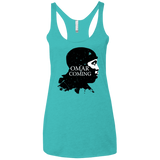 T-Shirts Tahiti Blue / X-Small Yo Omar Is Coming Women's Triblend Racerback Tank