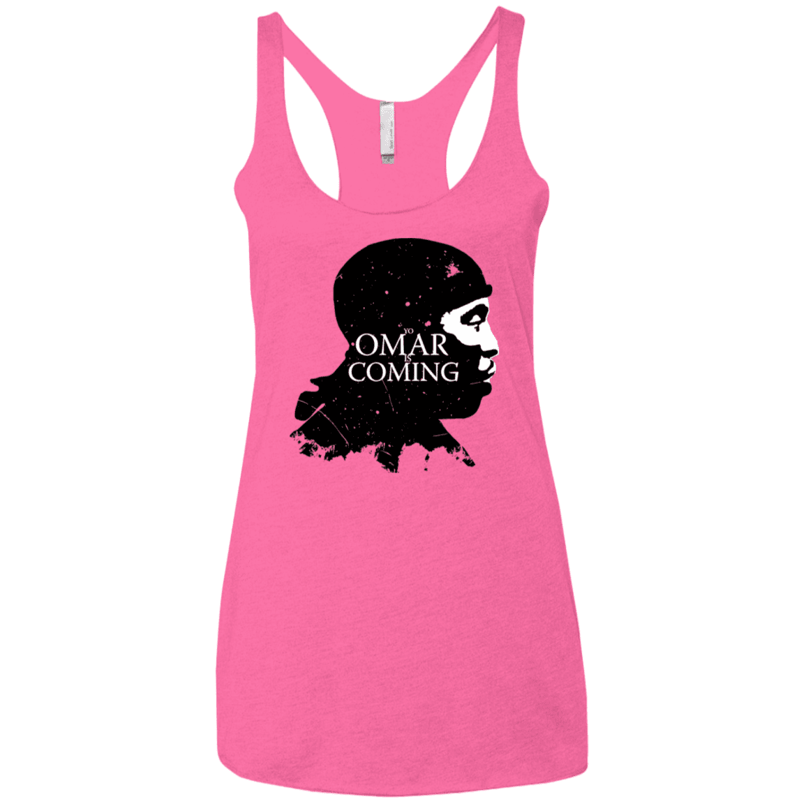 T-Shirts Vintage Pink / X-Small Yo Omar Is Coming Women's Triblend Racerback Tank