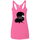 T-Shirts Vintage Pink / X-Small Yo Omar Is Coming Women's Triblend Racerback Tank