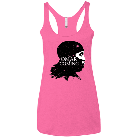 T-Shirts Vintage Pink / X-Small Yo Omar Is Coming Women's Triblend Racerback Tank