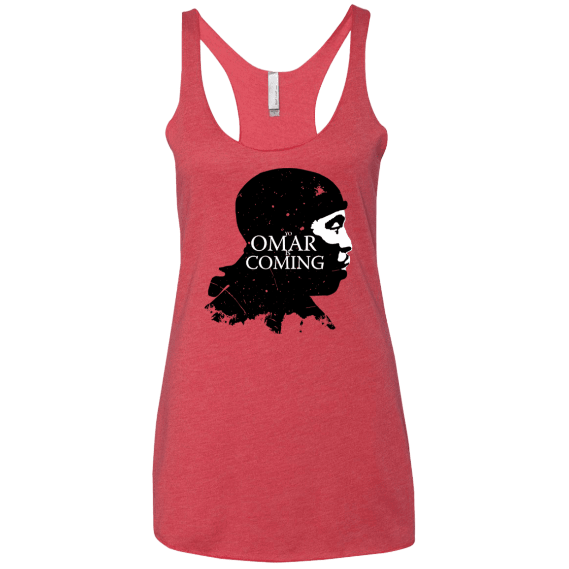 T-Shirts Vintage Red / X-Small Yo Omar Is Coming Women's Triblend Racerback Tank