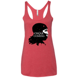 T-Shirts Vintage Red / X-Small Yo Omar Is Coming Women's Triblend Racerback Tank