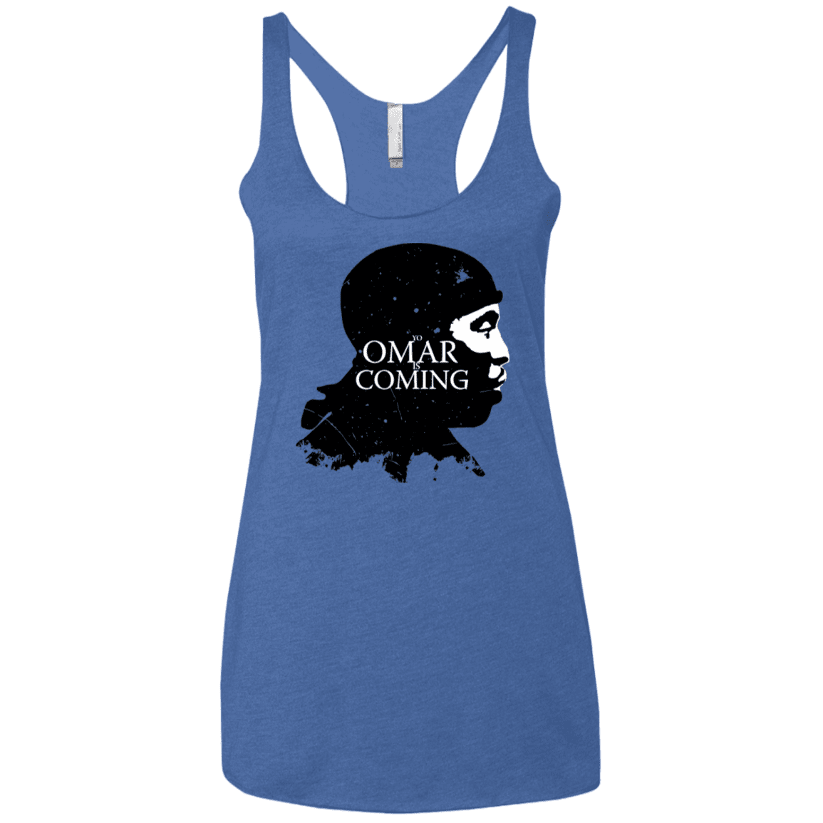 T-Shirts Vintage Royal / X-Small Yo Omar Is Coming Women's Triblend Racerback Tank
