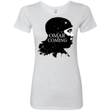 T-Shirts Heather White / S Yo Omar Is Coming Women's Triblend T-Shirt