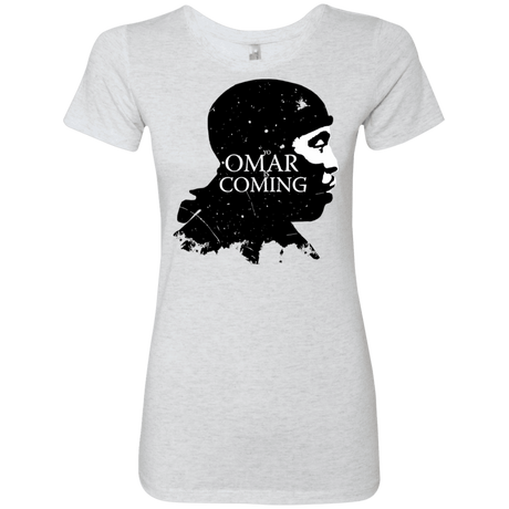 T-Shirts Heather White / S Yo Omar Is Coming Women's Triblend T-Shirt