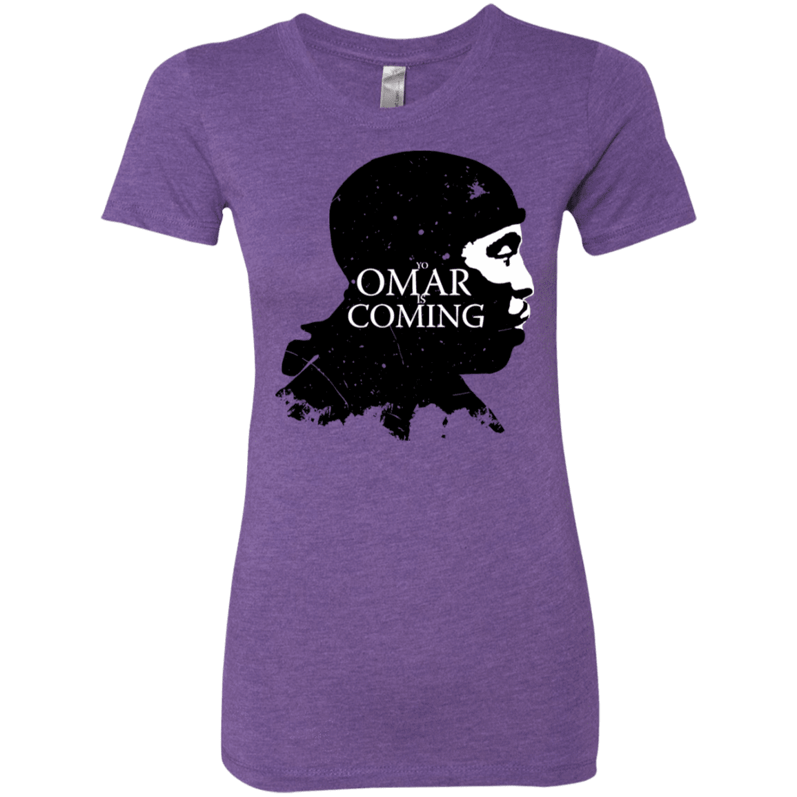 T-Shirts Purple Rush / S Yo Omar Is Coming Women's Triblend T-Shirt