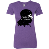 T-Shirts Purple Rush / S Yo Omar Is Coming Women's Triblend T-Shirt