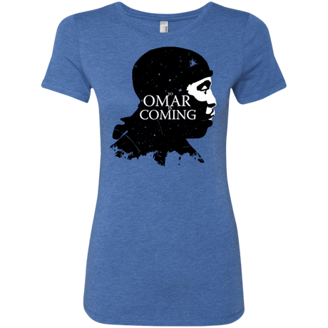 T-Shirts Vintage Royal / S Yo Omar Is Coming Women's Triblend T-Shirt