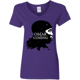 T-Shirts Purple / S Yo Omar Is Coming Women's V-Neck T-Shirt