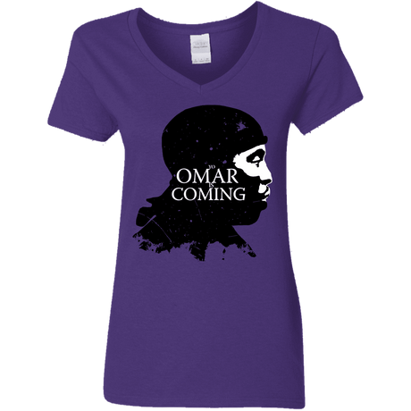 T-Shirts Purple / S Yo Omar Is Coming Women's V-Neck T-Shirt