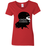 T-Shirts Red / S Yo Omar Is Coming Women's V-Neck T-Shirt