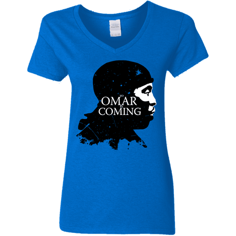 T-Shirts Royal / S Yo Omar Is Coming Women's V-Neck T-Shirt