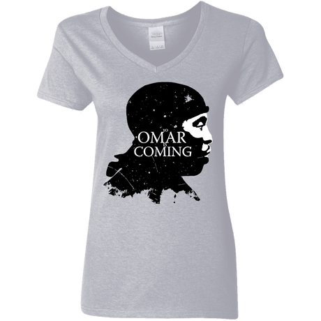 T-Shirts Sport Grey / S Yo Omar Is Coming Women's V-Neck T-Shirt