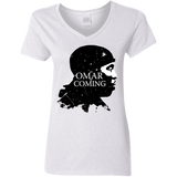 T-Shirts White / S Yo Omar Is Coming Women's V-Neck T-Shirt