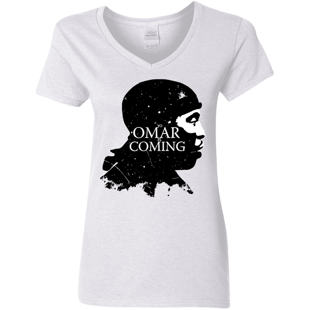 T-Shirts White / S Yo Omar Is Coming Women's V-Neck T-Shirt